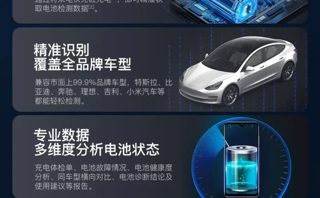 所有的新能源车主都可自检电池情况了