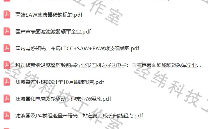 2024年5G基站滤波器行业报告射频无线