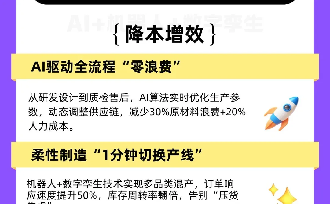 智慧工厂未来图景：降本增效的“智”变革命