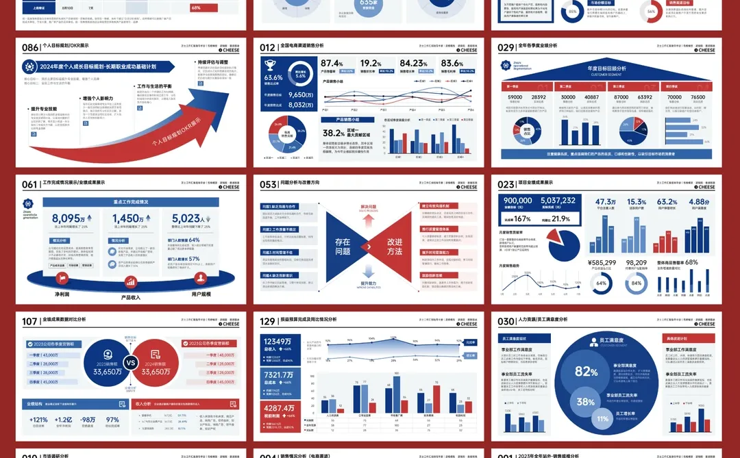 家人们，季度数据汇报PPT这样做领导猛夸！