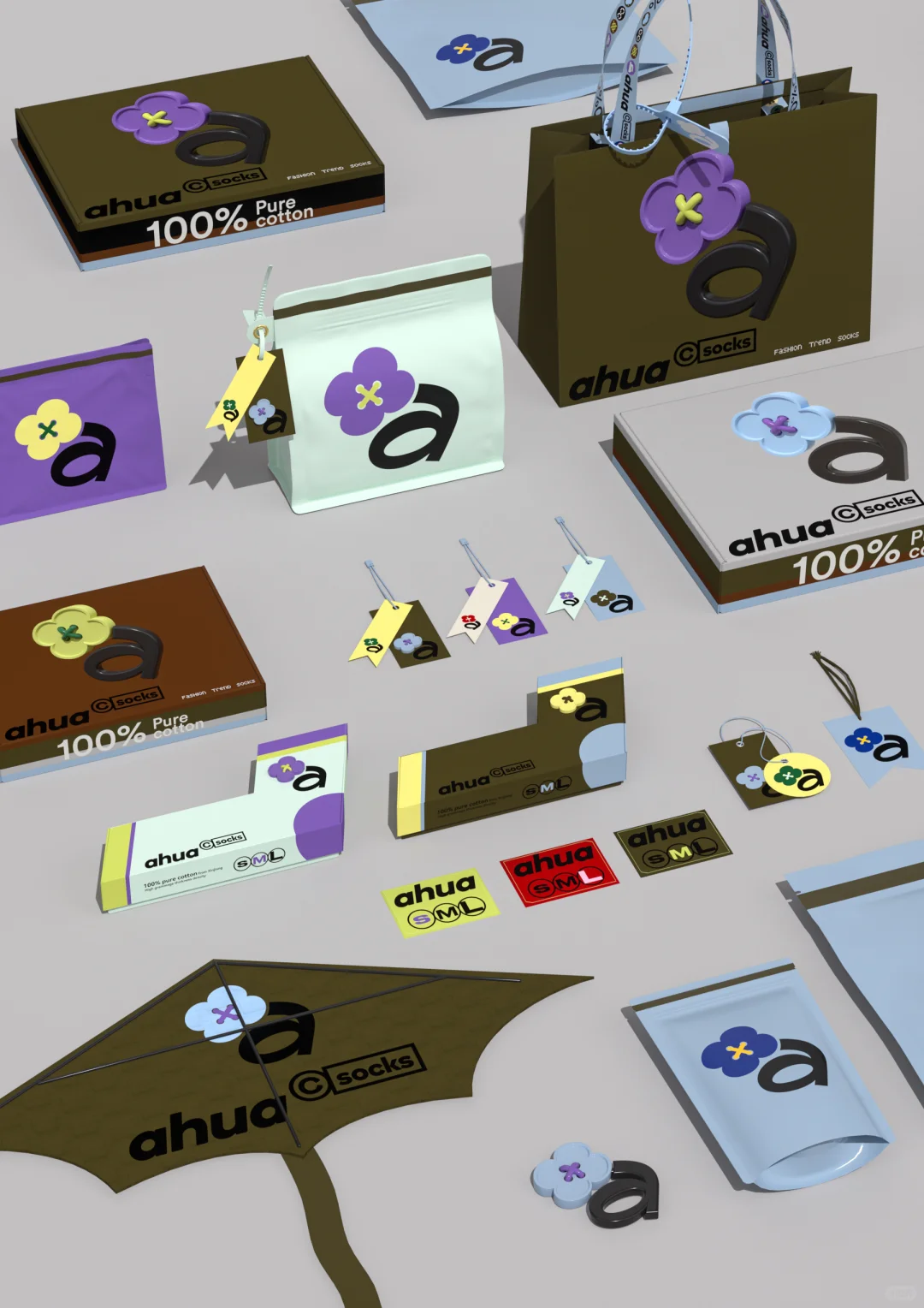 Less is more～这个袜子品牌设计有点东西