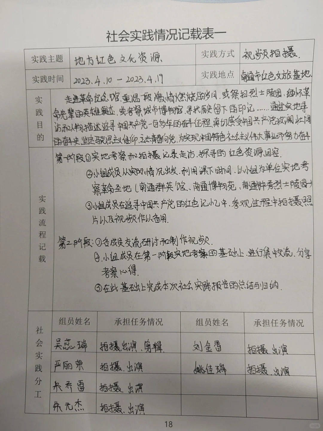 红色文旅探究的实践报告