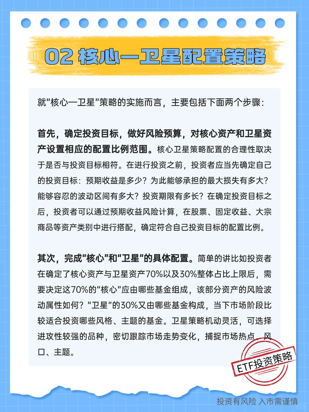 常见ETF投资策略（上）│ ETF投资指南