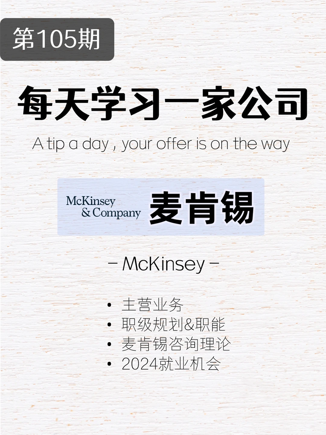 ?️麦肯锡｜全球最大的战略咨询公司