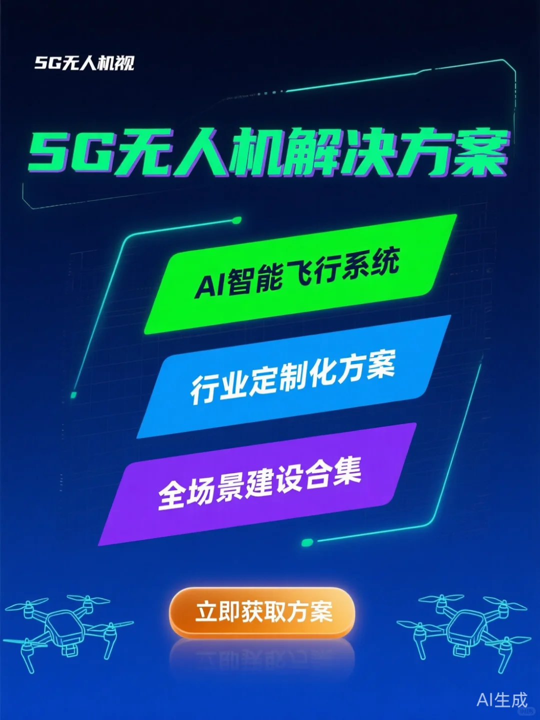 5G+AI无人机｜行业方案设计干货合集