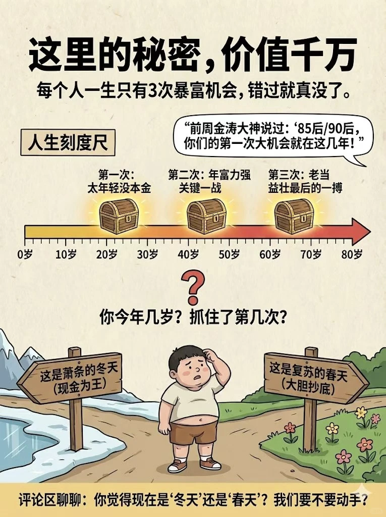 人生财富靠康波？