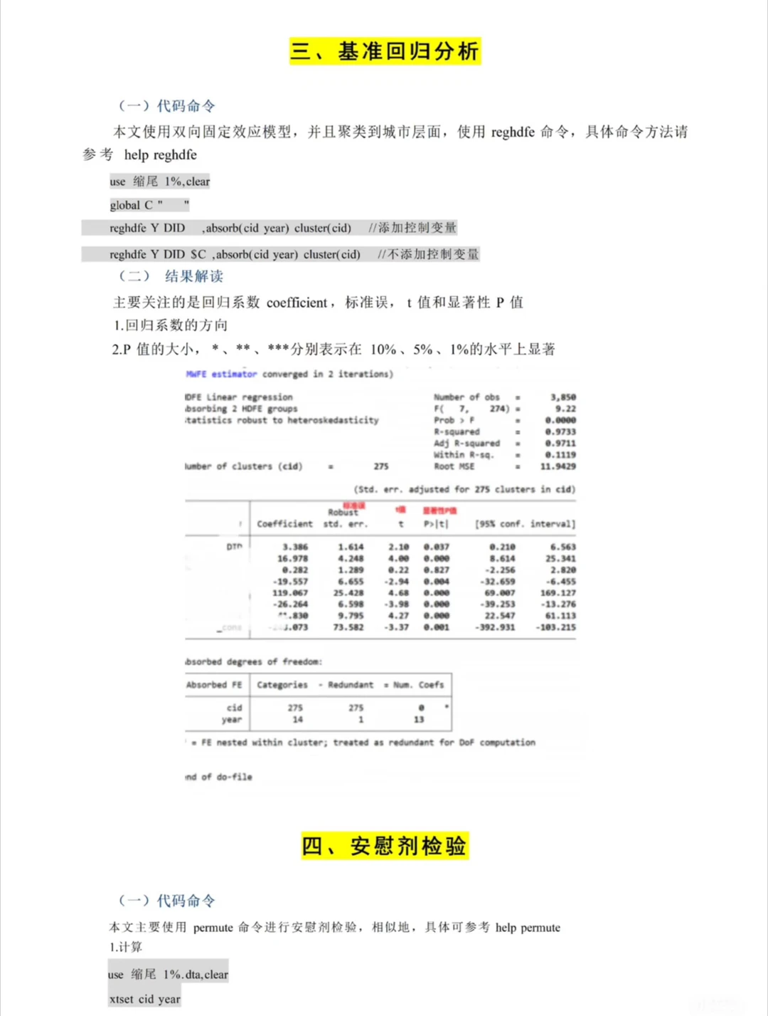 导师说不会双重差分DID的可以参考这篇