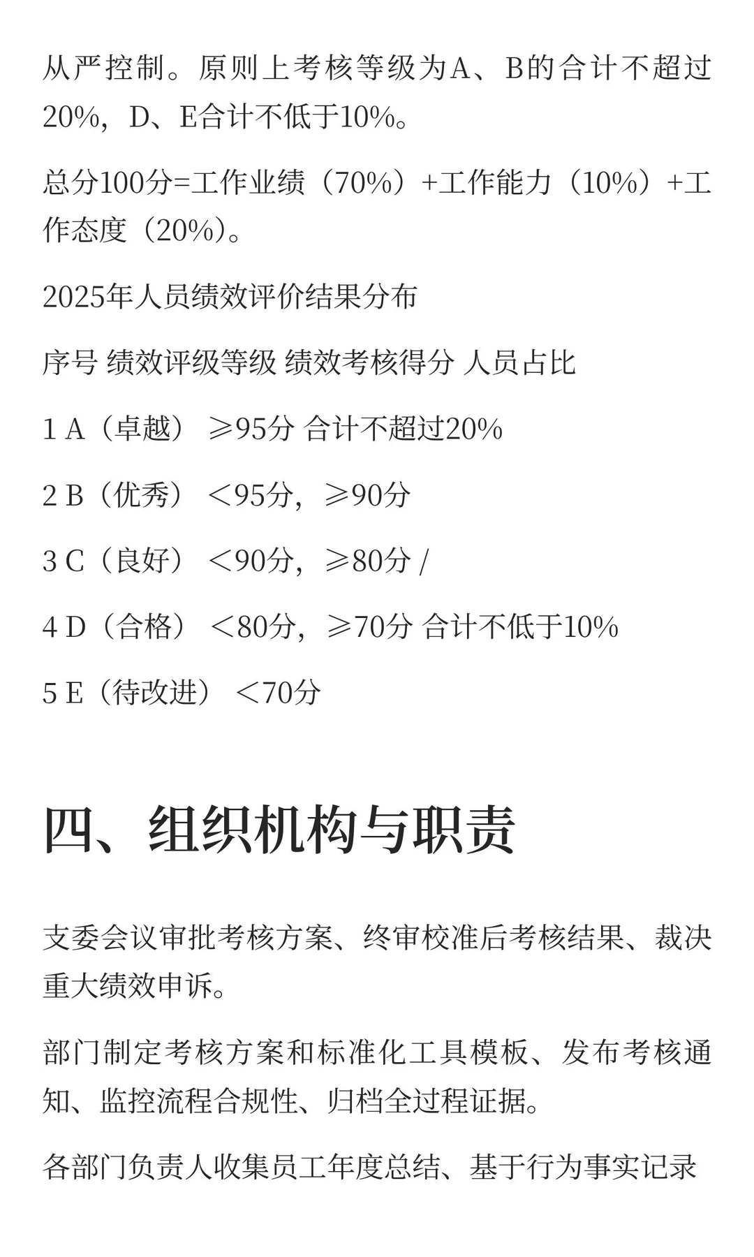 国有三级子企业全员2025年度绩效考核方案