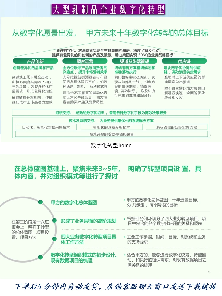 97页大型制造企业数字化转型战略咨询IT总体