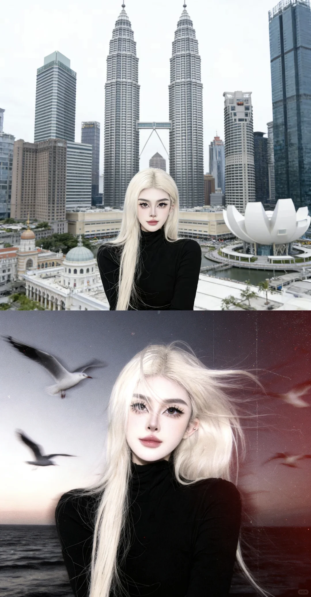 马来西亚双子塔拍照?