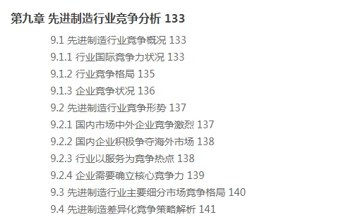 全球先进制造行业市场分析及发展趋势