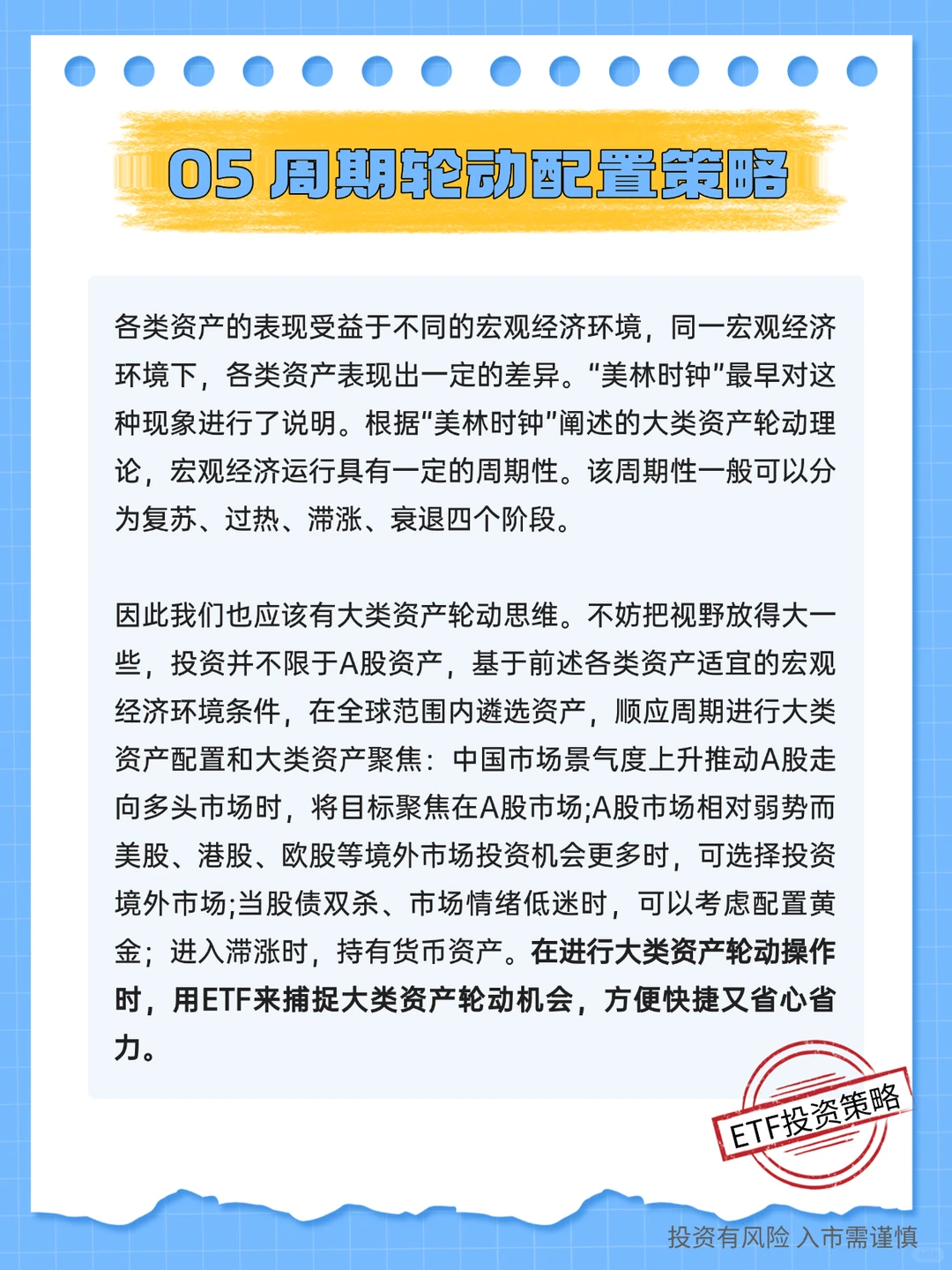 常见ETF投资策略（上）│ ETF投资指南
