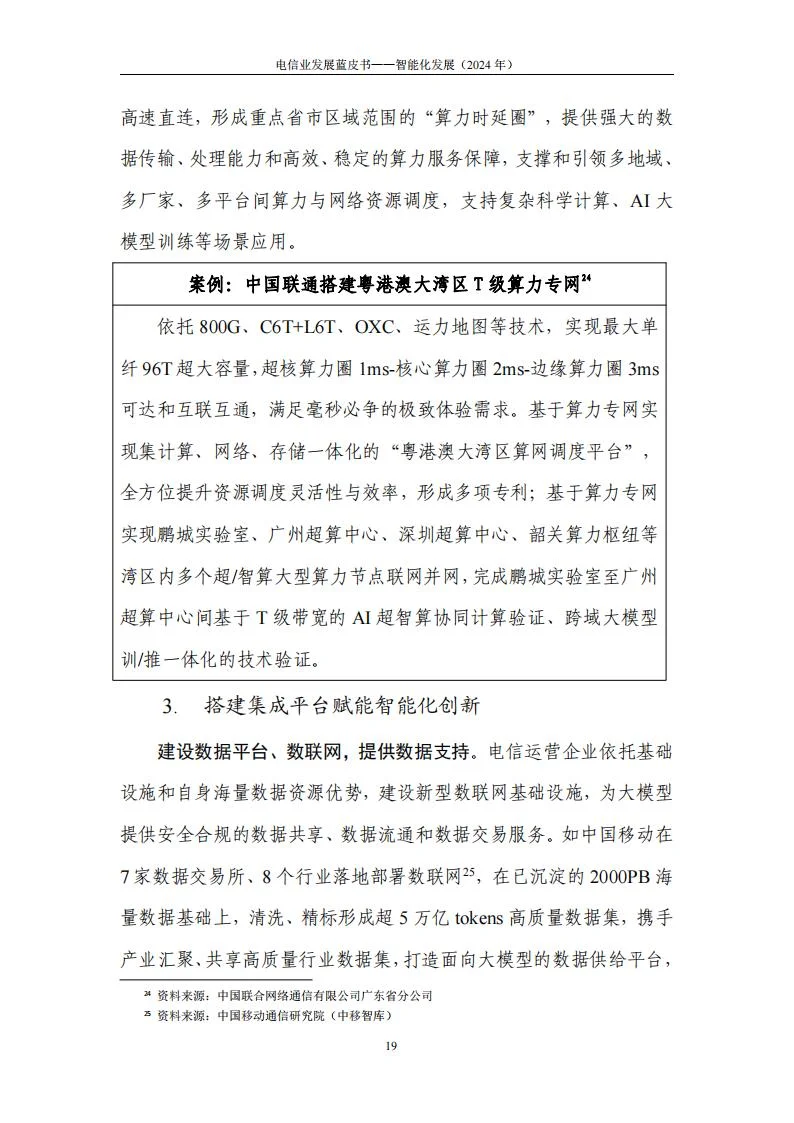 电信业发展蓝皮书(2024年)