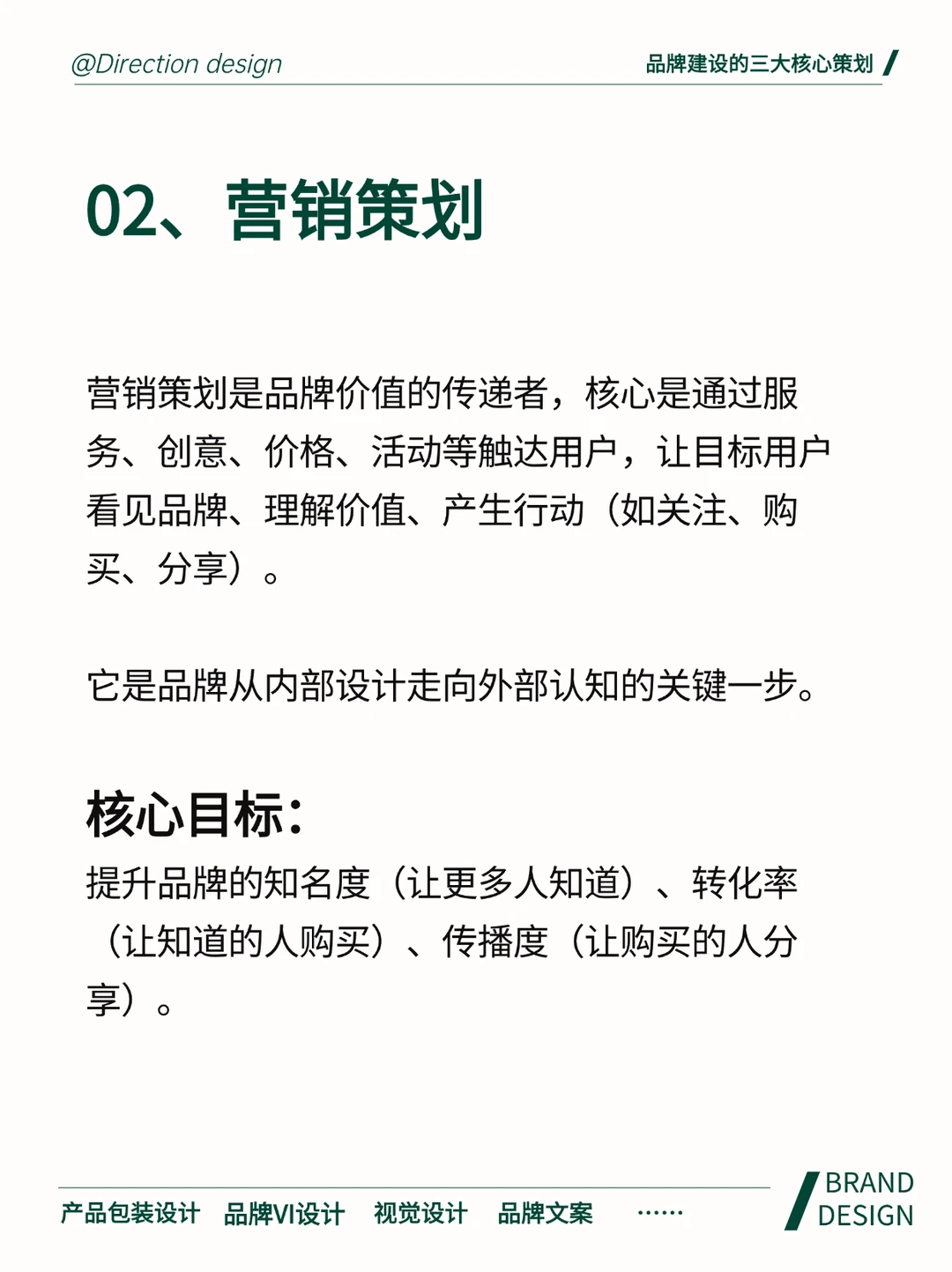 终于有人把品牌建设三大核心策划说清楚了