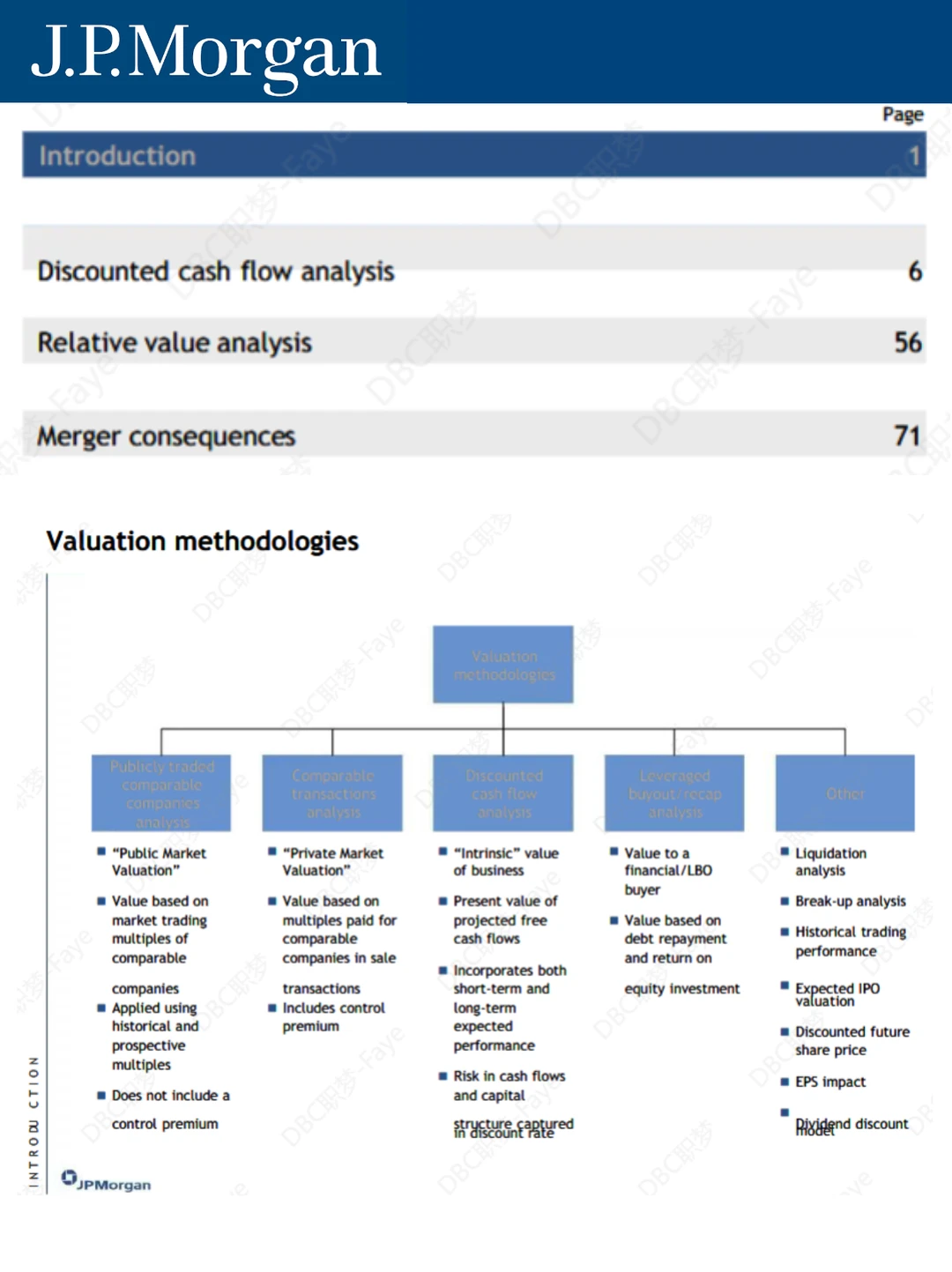 J.P. Morgan不让外传的内部估值建模手册
