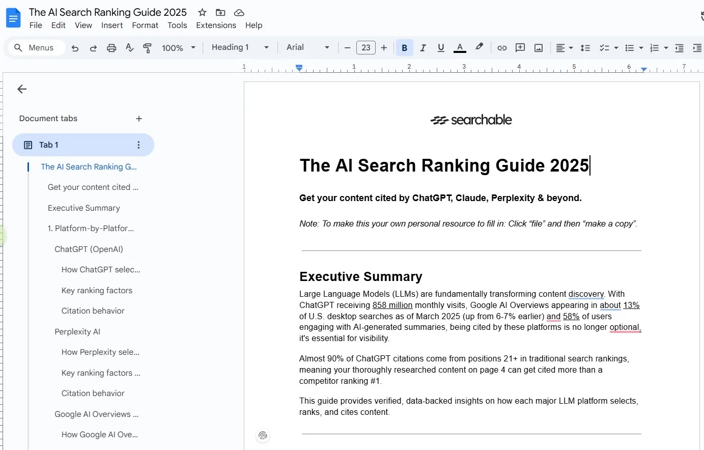 国外专家的 AI Search Ranking Guide