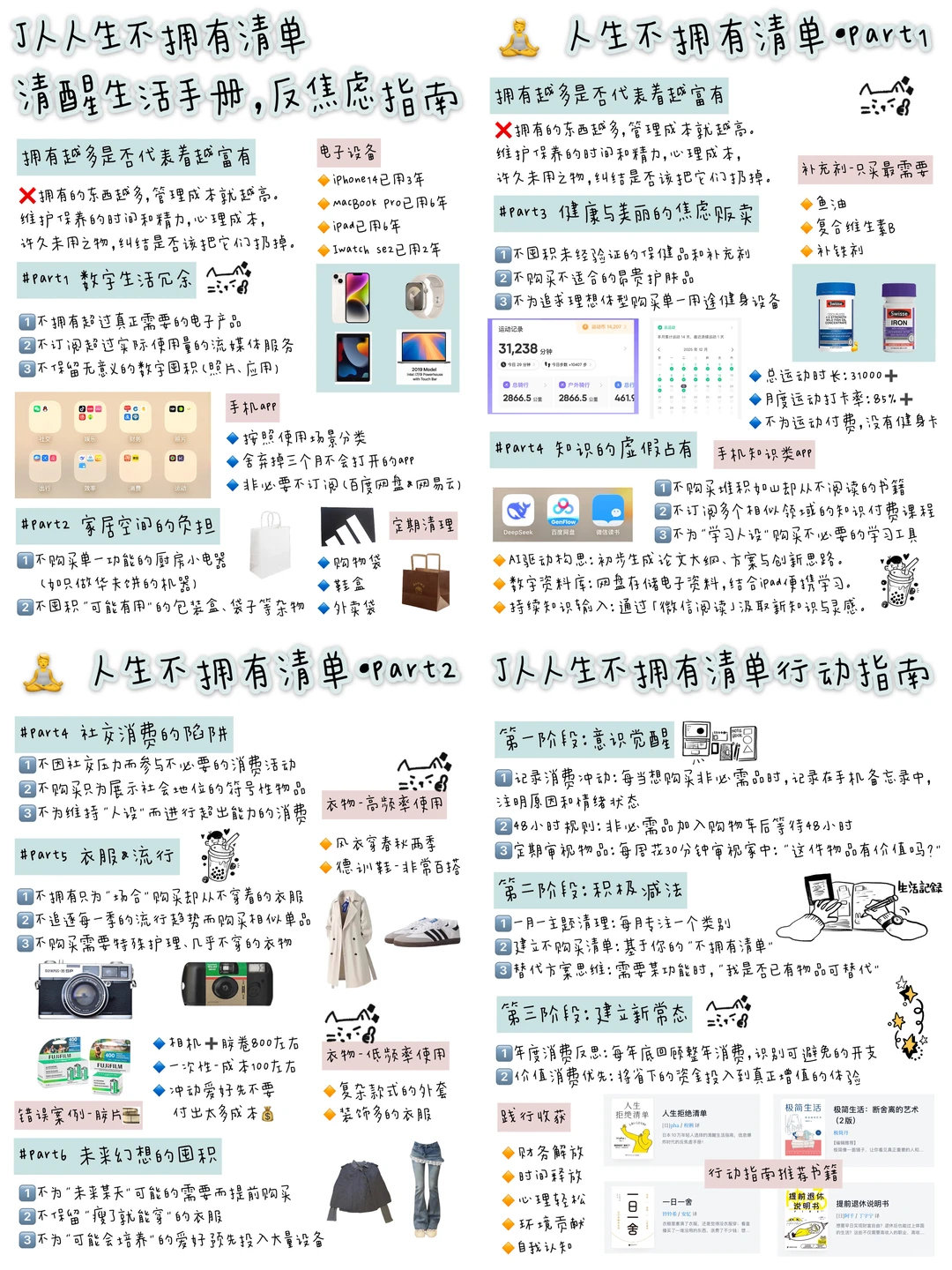 J人的25岁人生不拥有清单?
