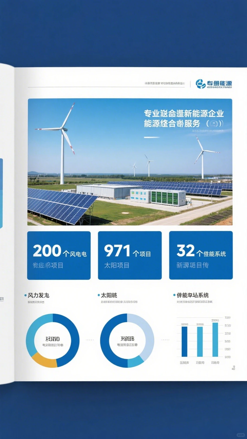 能源画册设计：企业能源整合规划服务展示