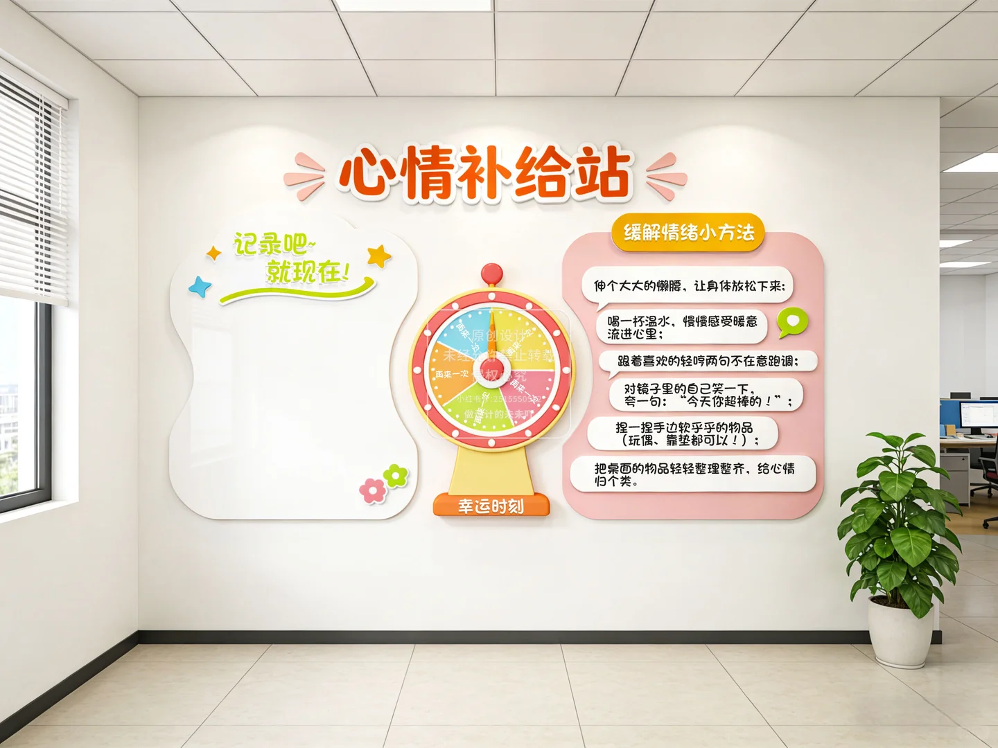 讲真❗️现在办公室文化墙都卷成这样了？