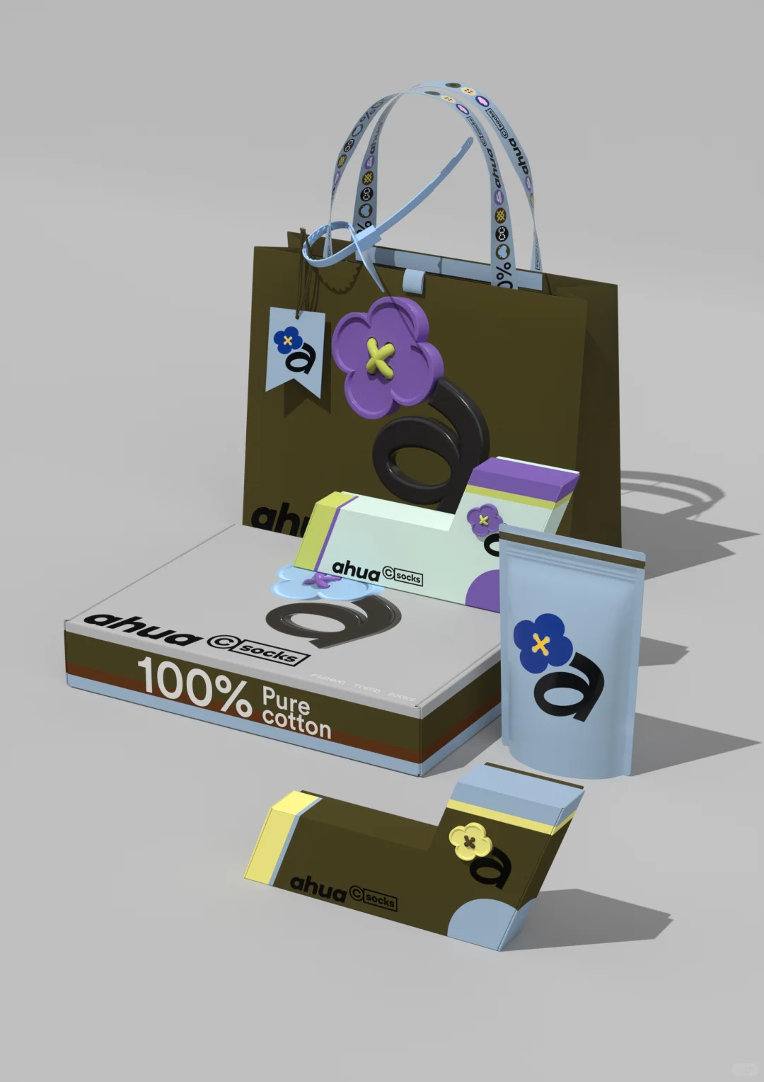 Less is more～这个袜子品牌设计有点东西