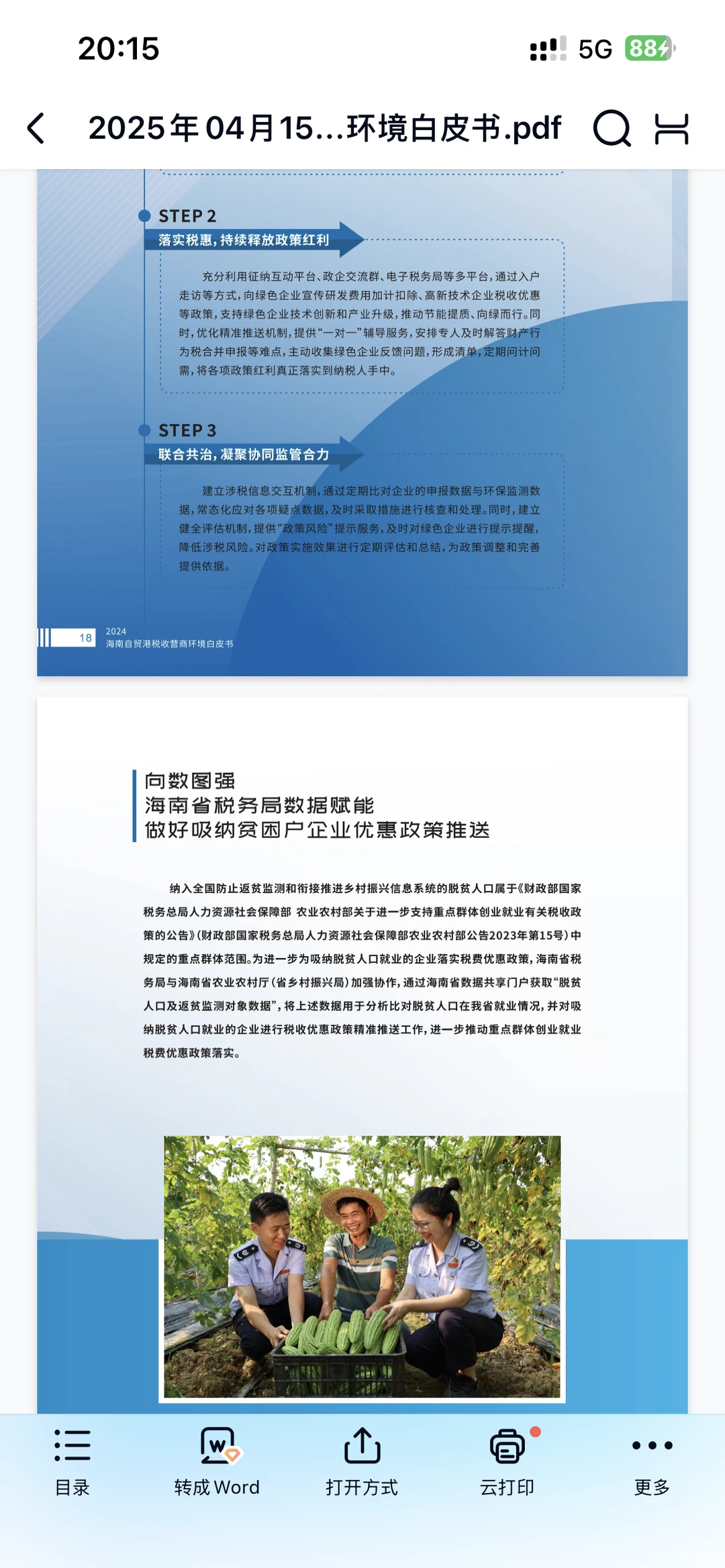 2025年海南自贸港税收营商环境白皮书