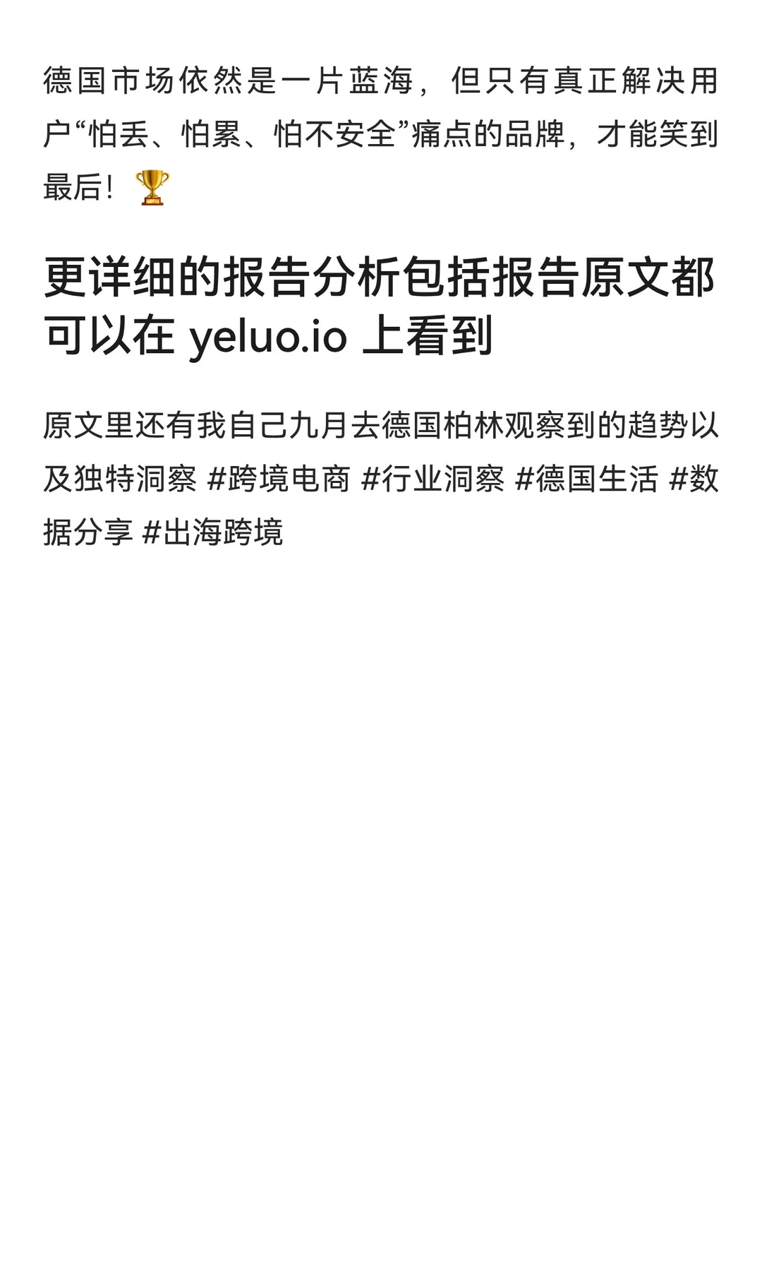 E-Bike 德国最新线下实地调研报告解读