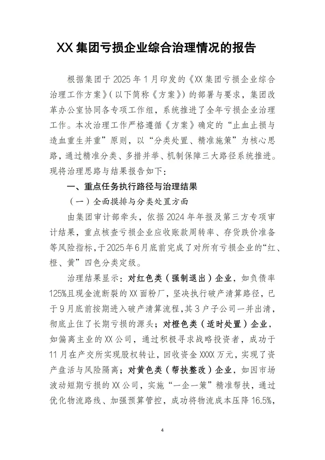 国企合规｜2025年亏损企业治理方案及报告‼