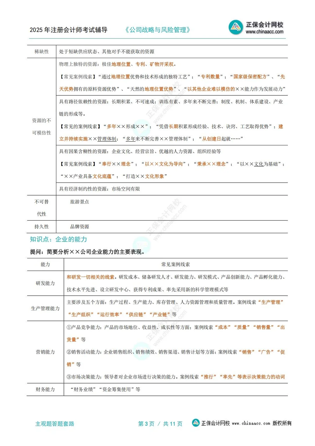 25年cpa《战略》主观题答题套路+技巧?