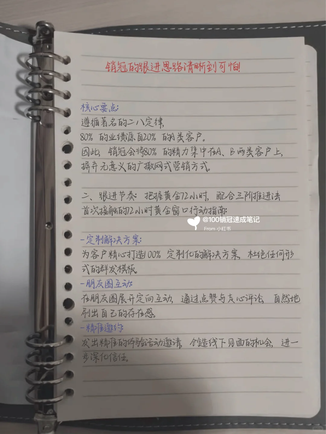 销冠的跟进思路清晰到可怕!
