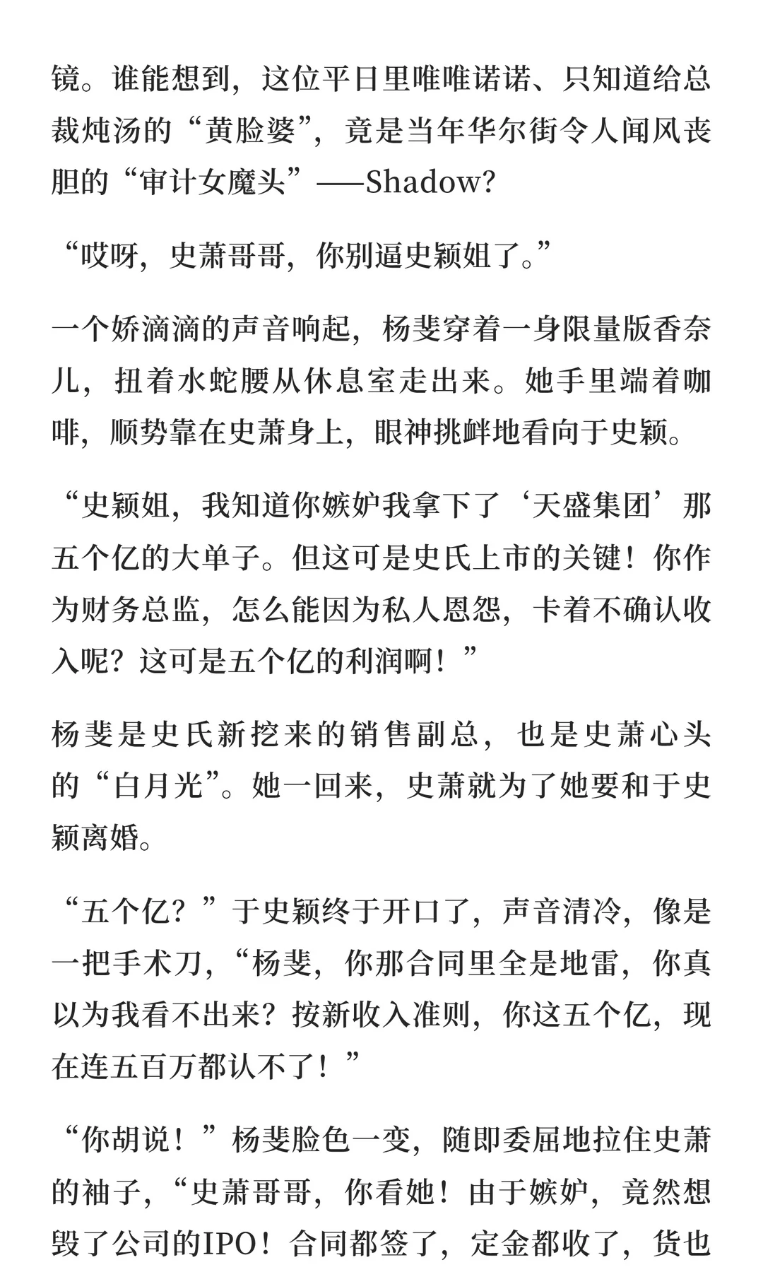 豪门弃妇：千亿财报，由于总亲自审计！