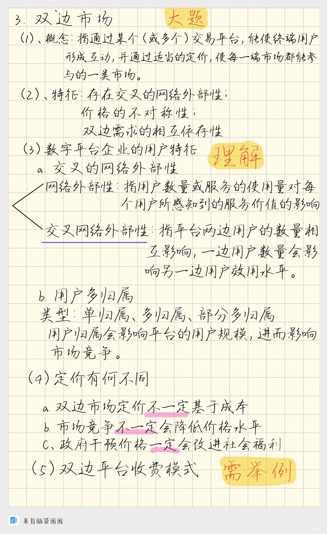 数字经济期末重点