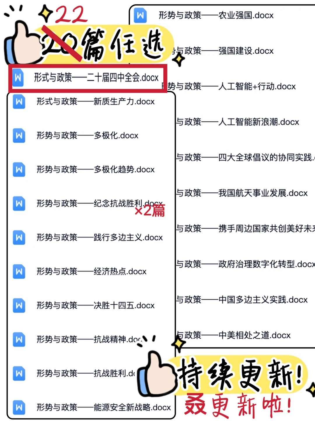 《形势与政策》课程论文 第十五弹❗