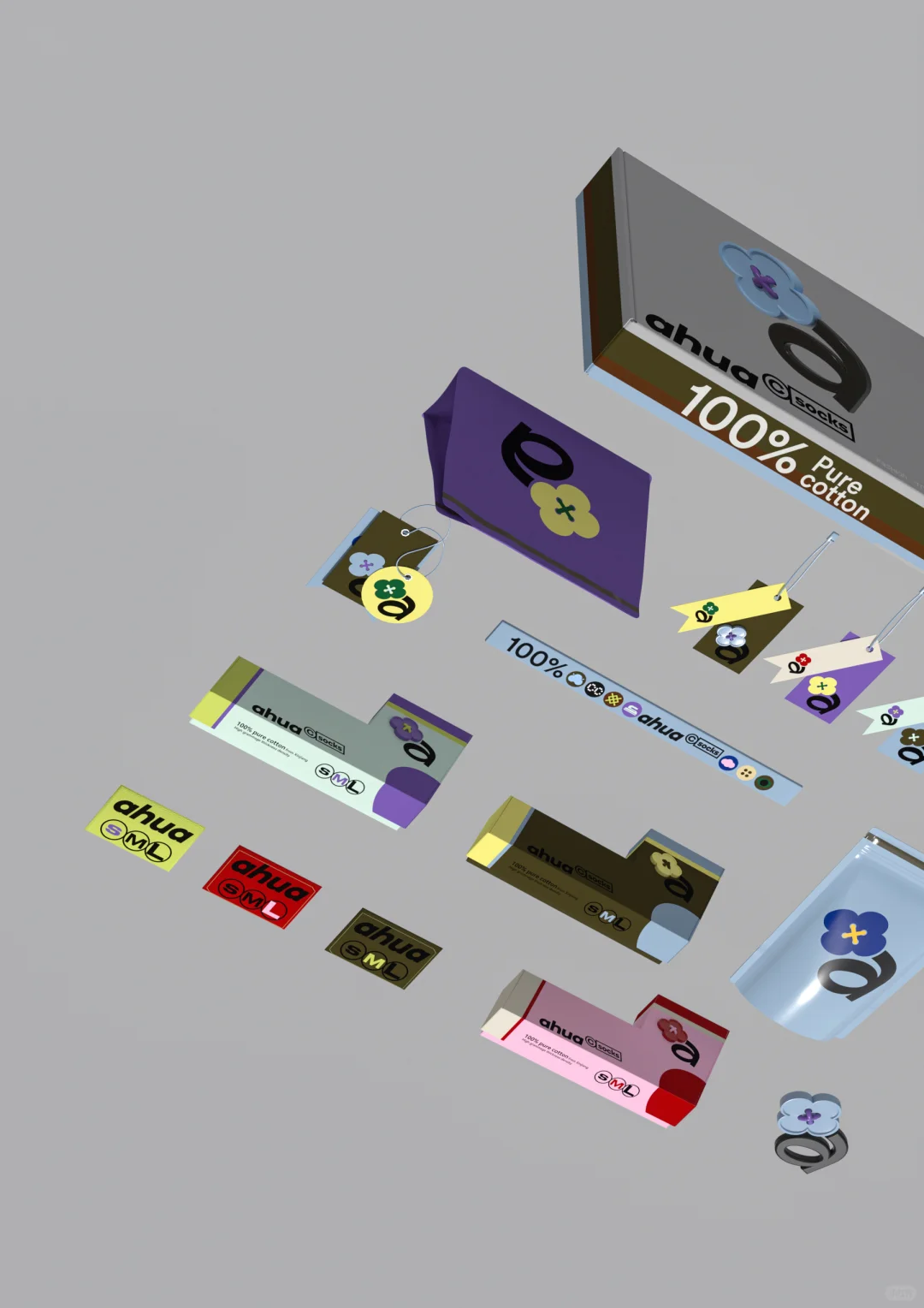 Less is more～这个袜子品牌设计有点东西