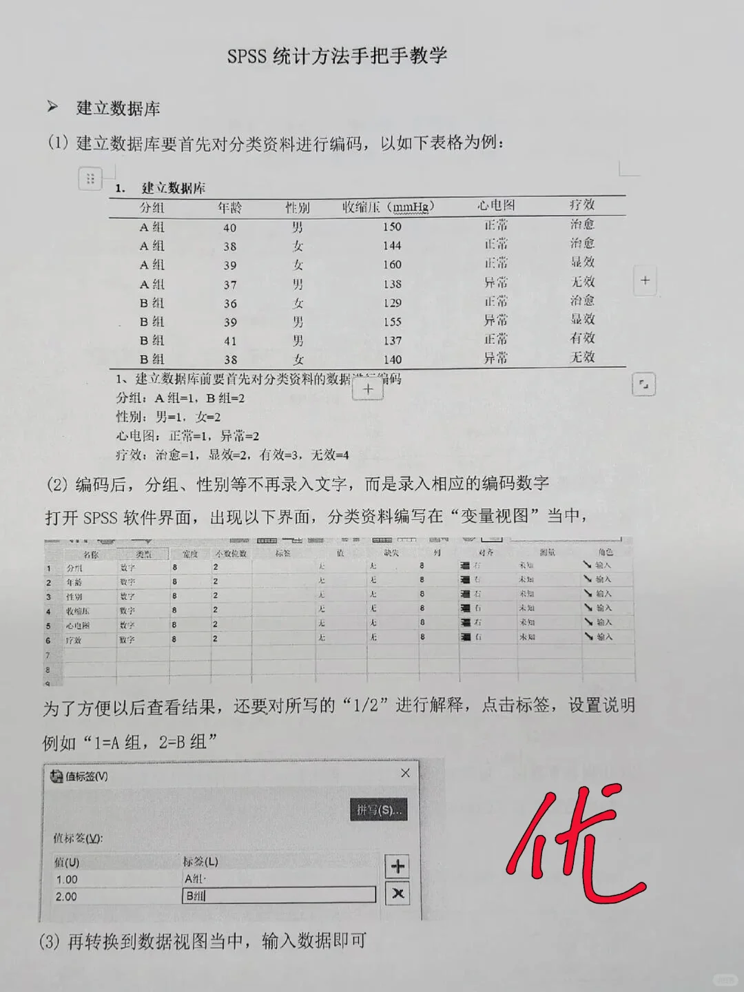 我用豆包做的spss数据分析一遍过了啊啊啊！