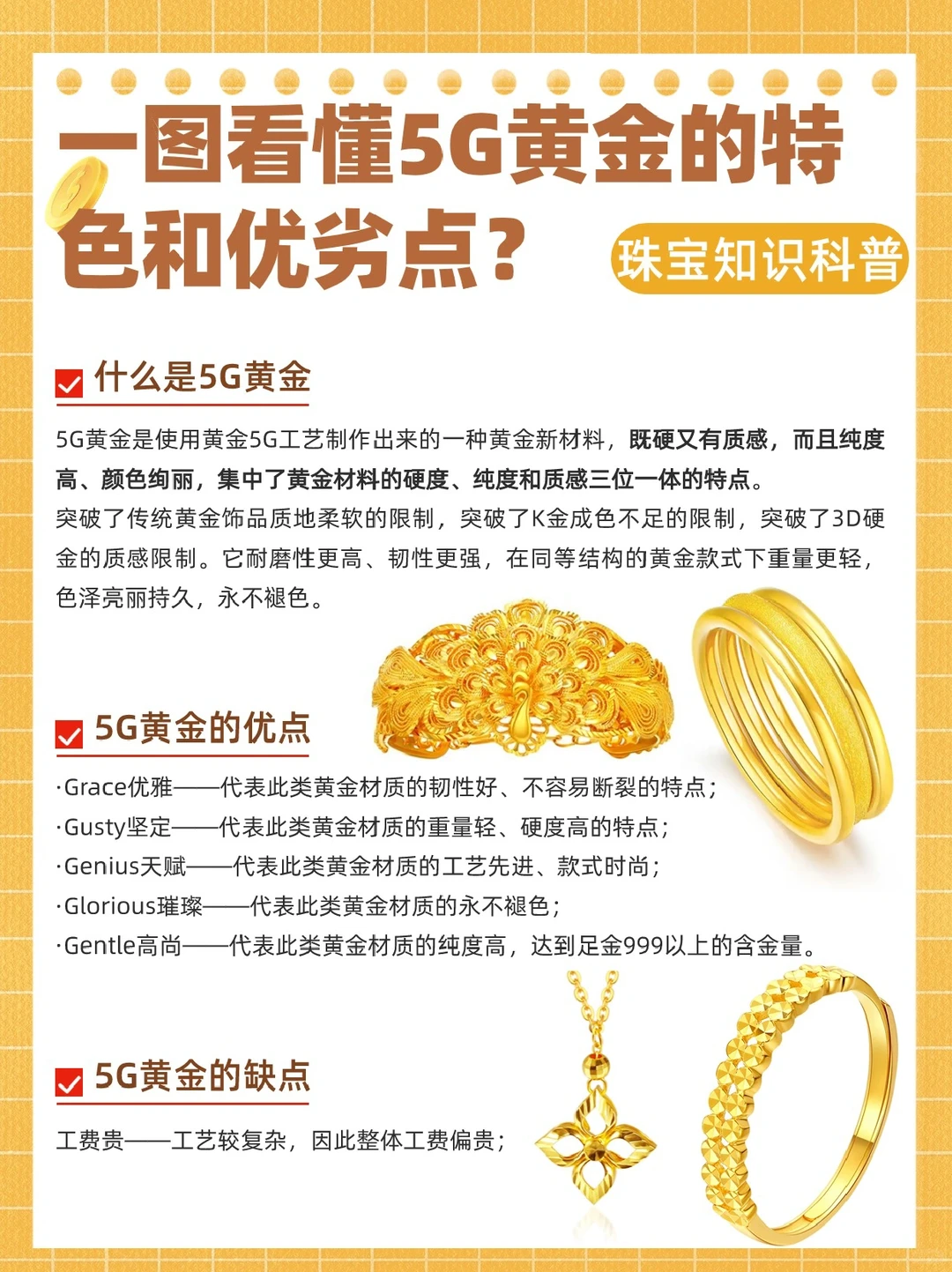 关于5G黄金的特点和优势缺点‼️一图讲清楚?
