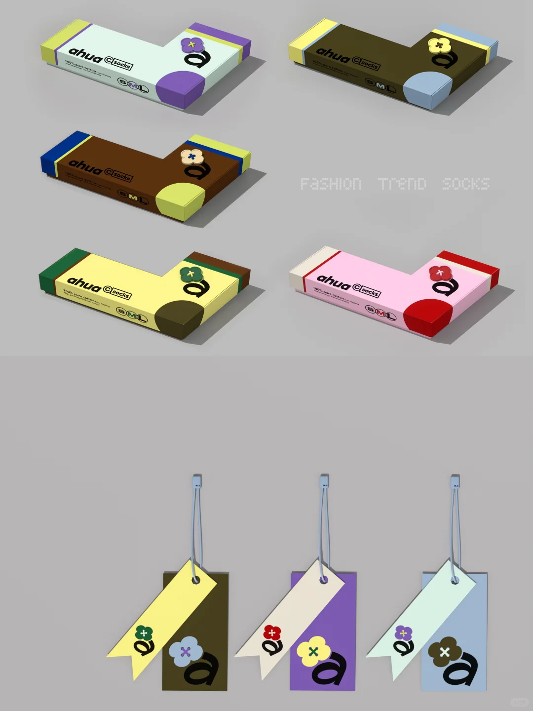 Less is more～这个袜子品牌设计有点东西