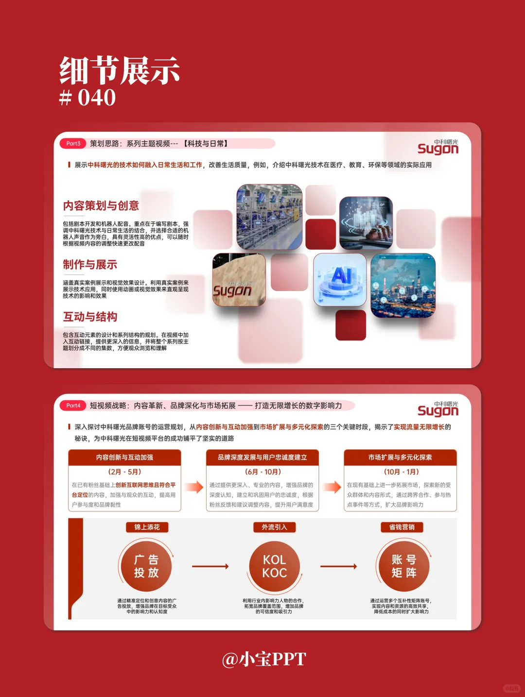 品牌短视频营销方案PPT #040