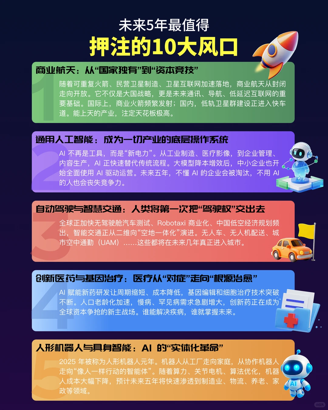 未来5年最值得押注的10大风口....