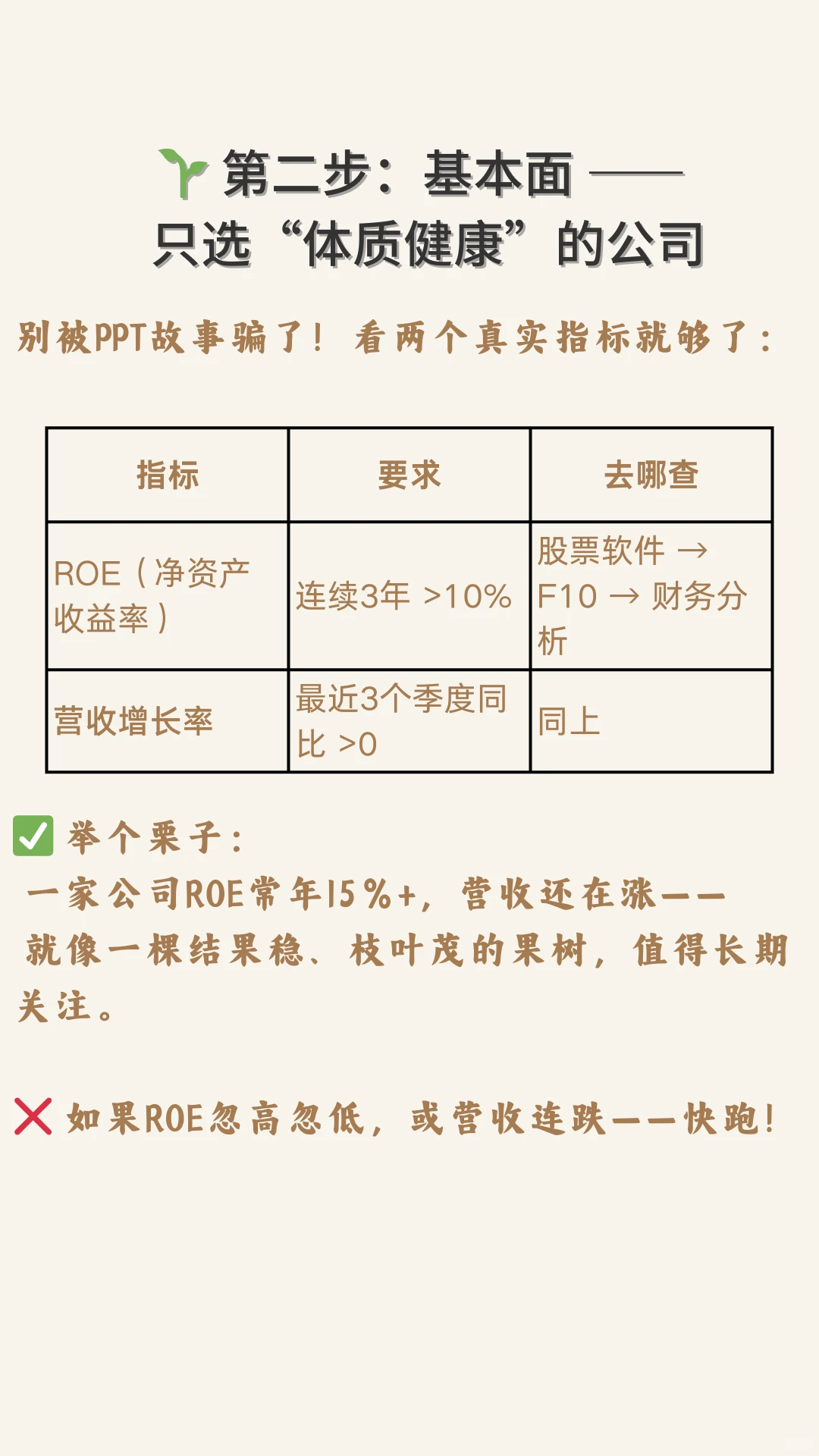 我用“三步筛股法”，今年没踩一个雷✨