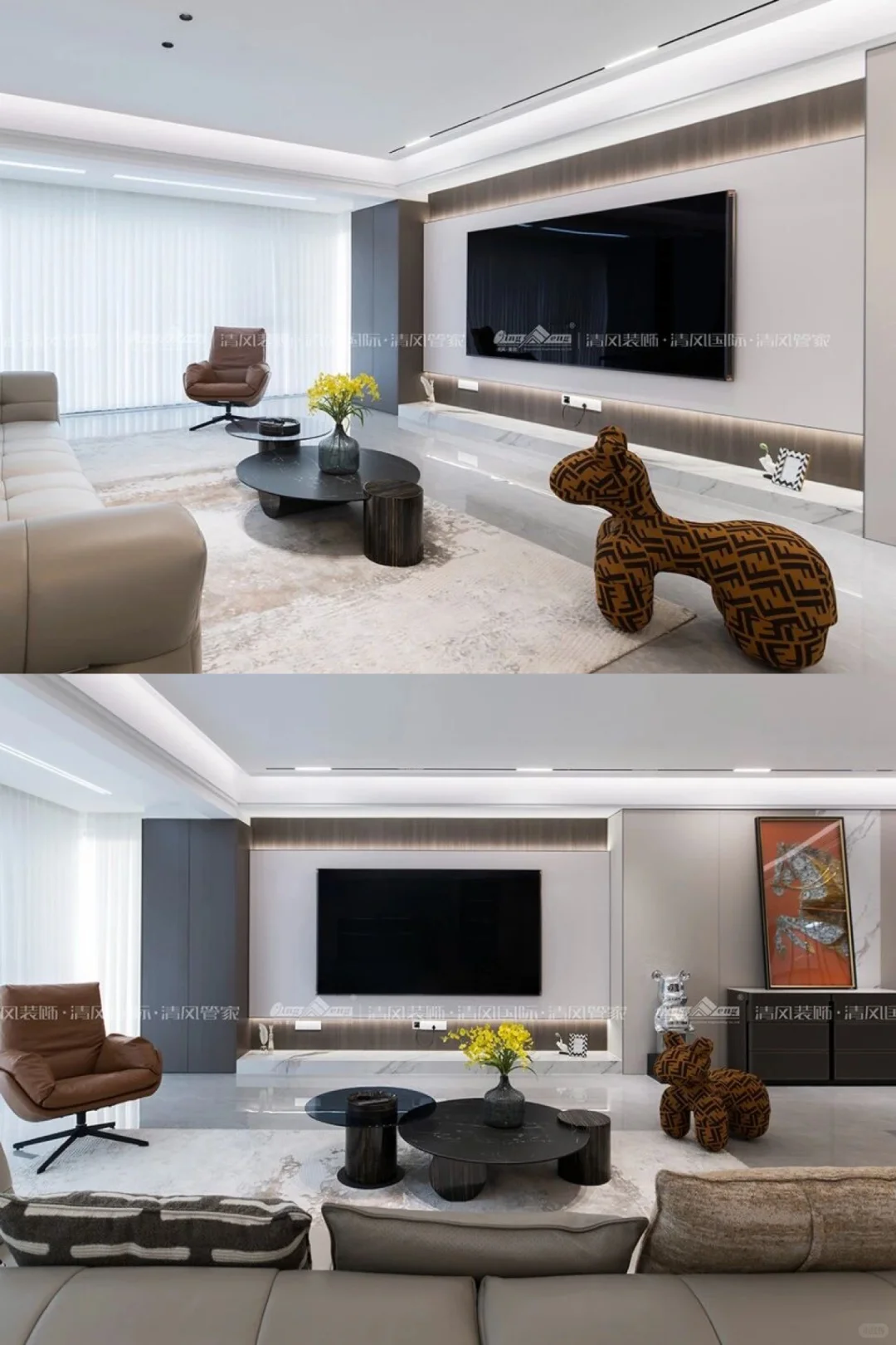 2026客厅氛围感 全靠这一块电视墙