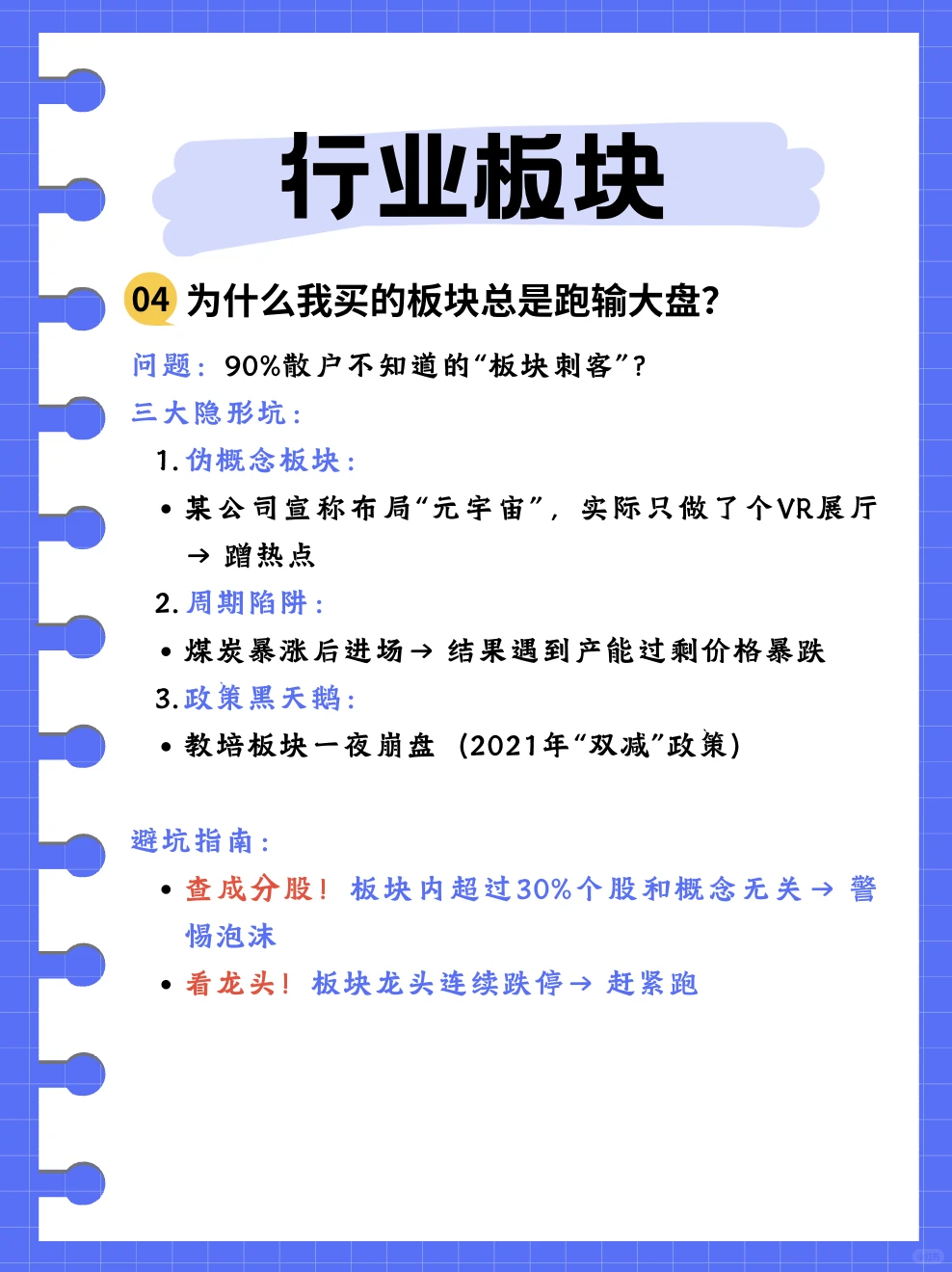 股票术语 - 行业板块