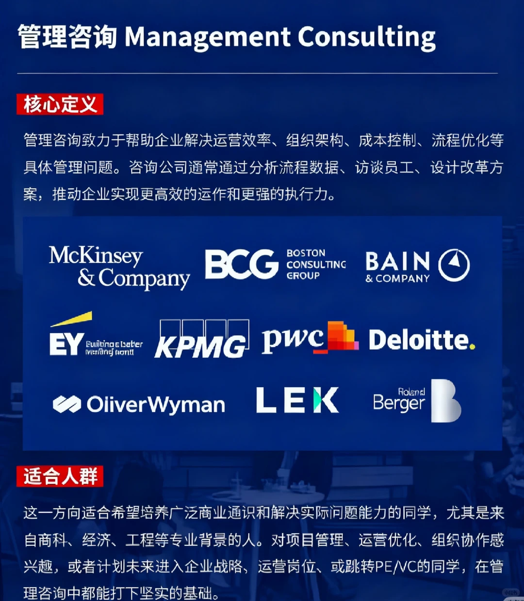 商科出来到底能干啥?起底咨询行业细分赛道