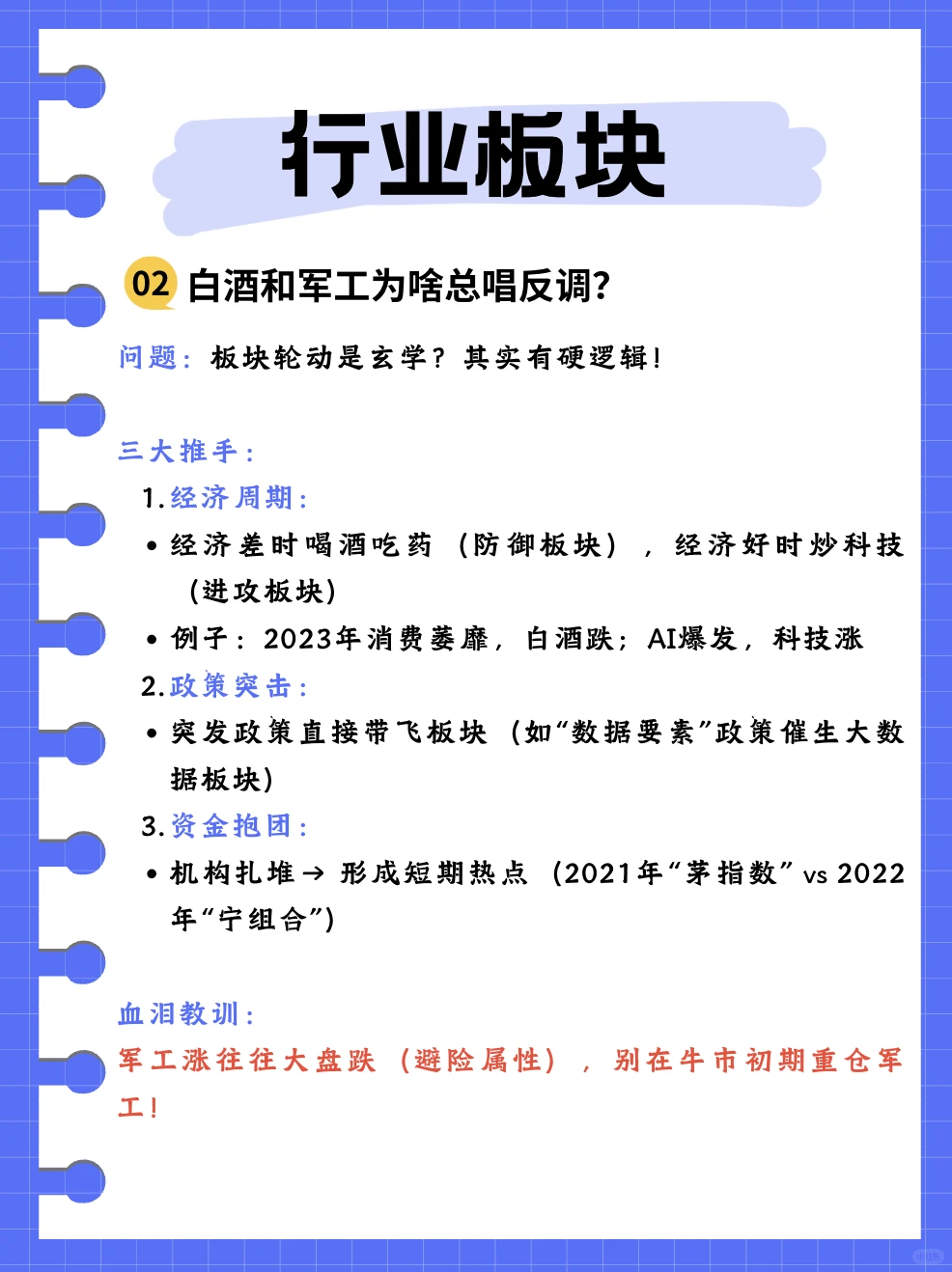 股票术语 - 行业板块