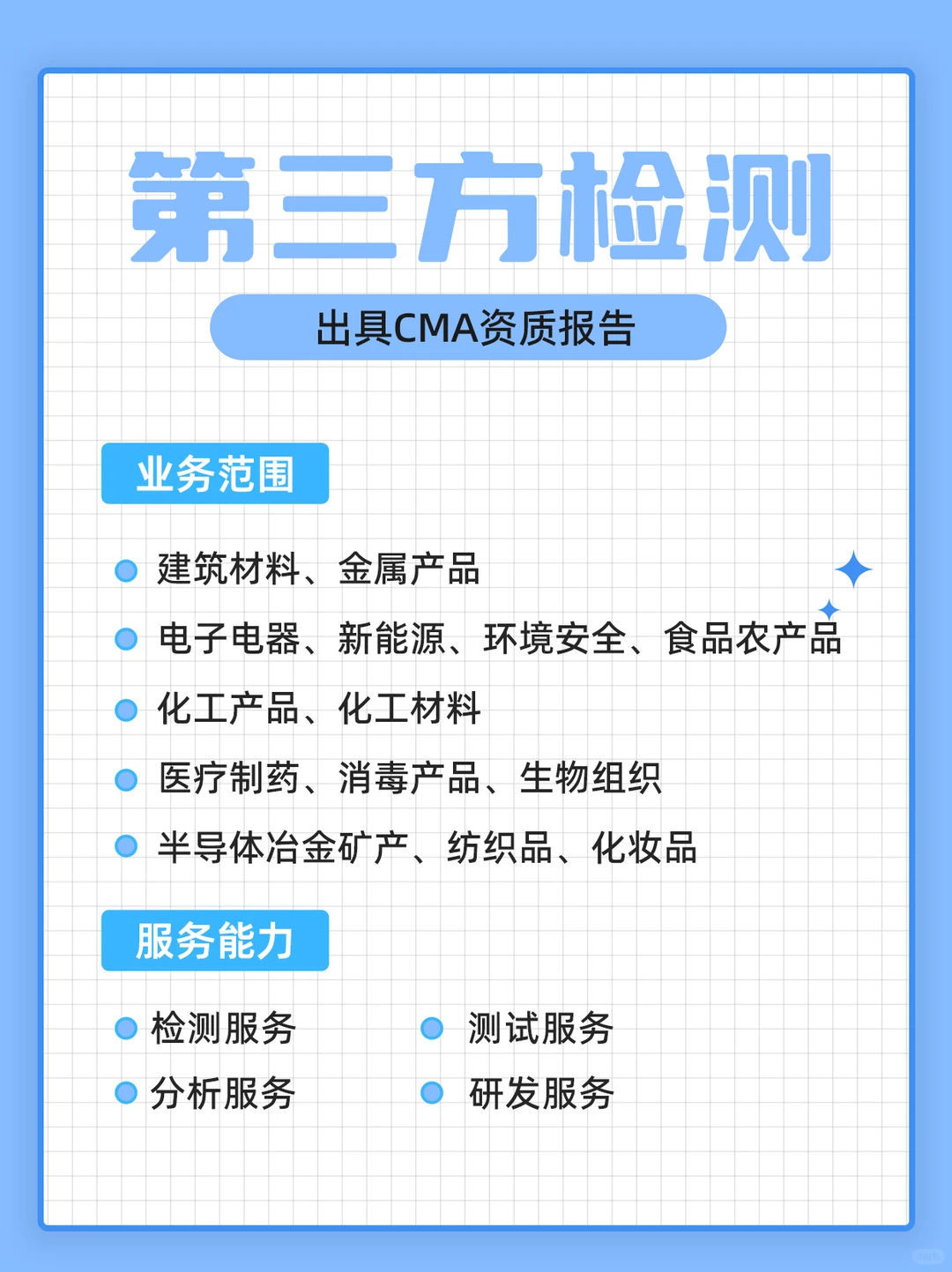 企业必备！检测报告最快1天出，全国认可！