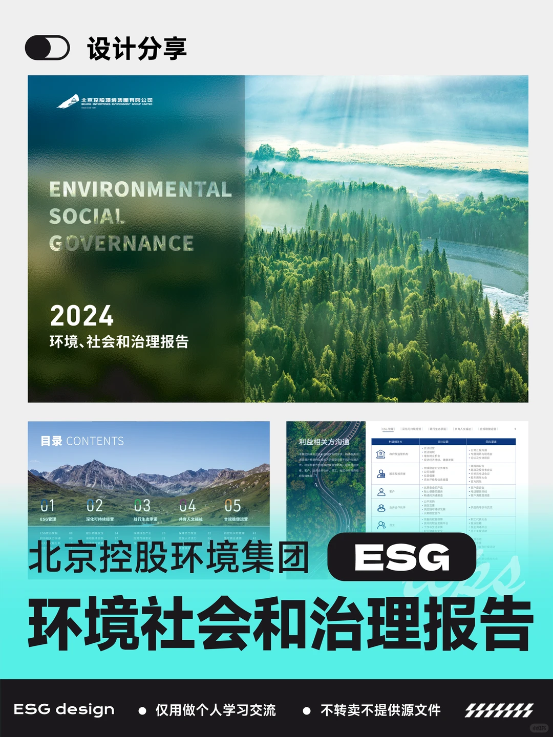 【设计分享】北京控股环境集团esg