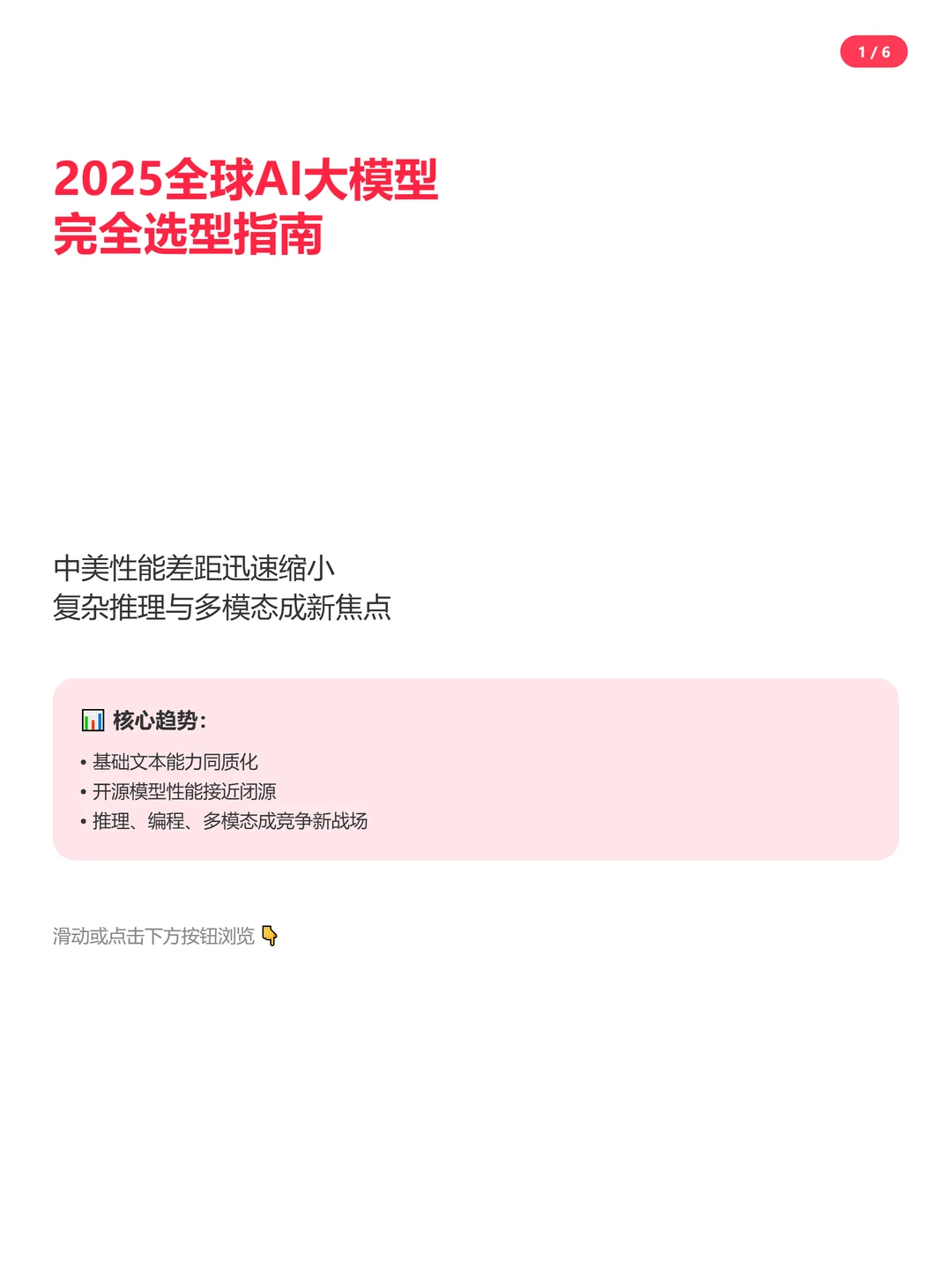 全球热门AI大模型概览与选型建议
