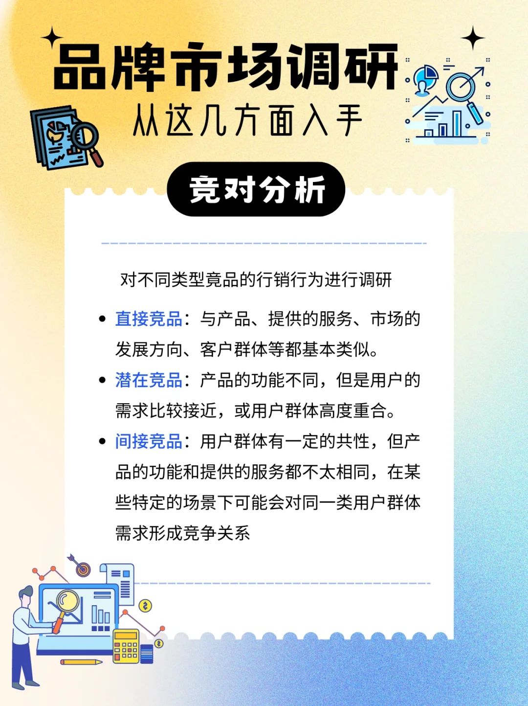 谁还不会做品牌市场调研❓从这几方面入手↓