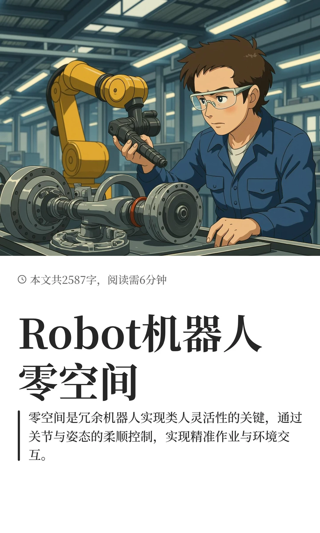 Robot机器人零空间