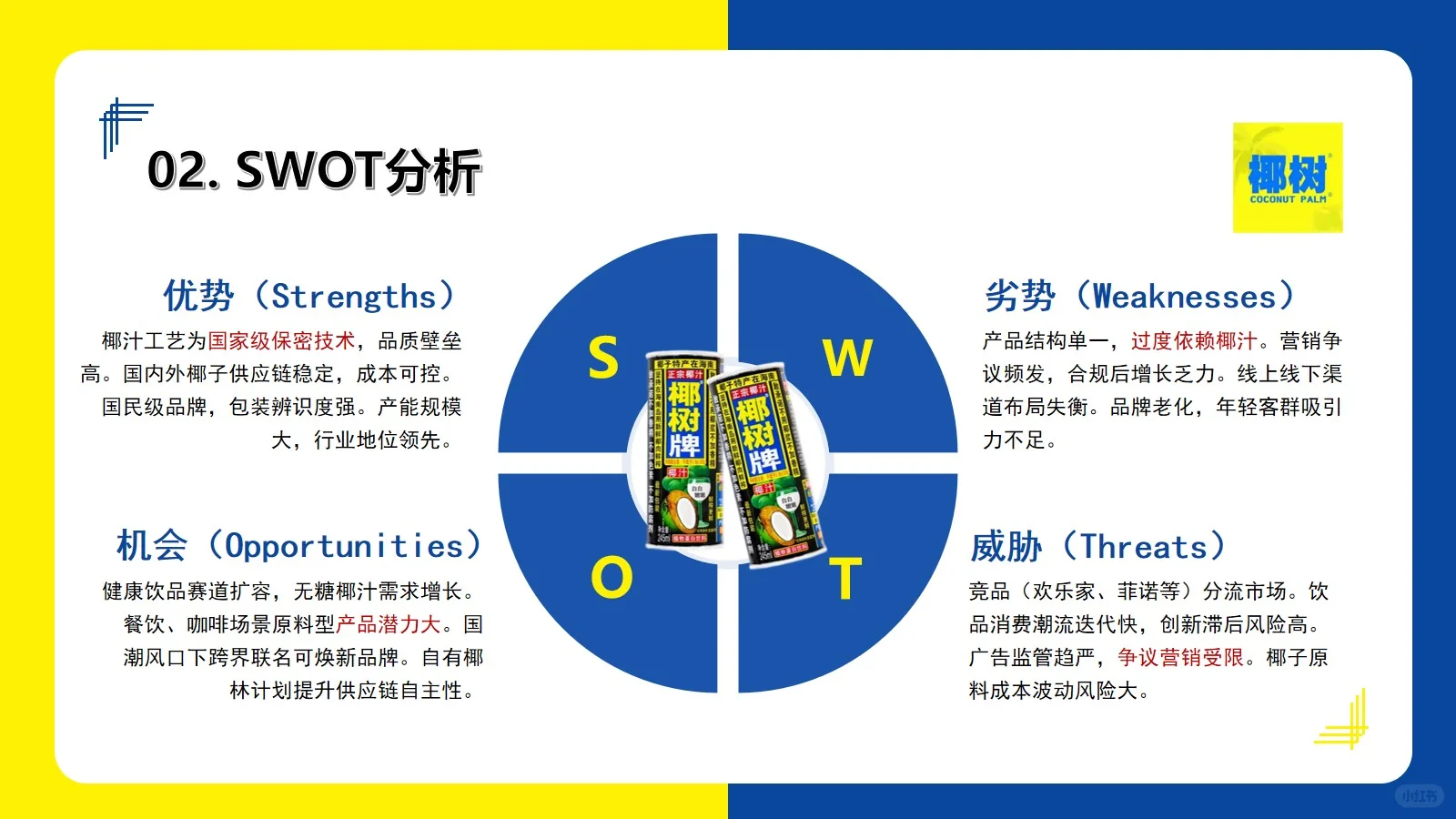椰树集团营销分析20页