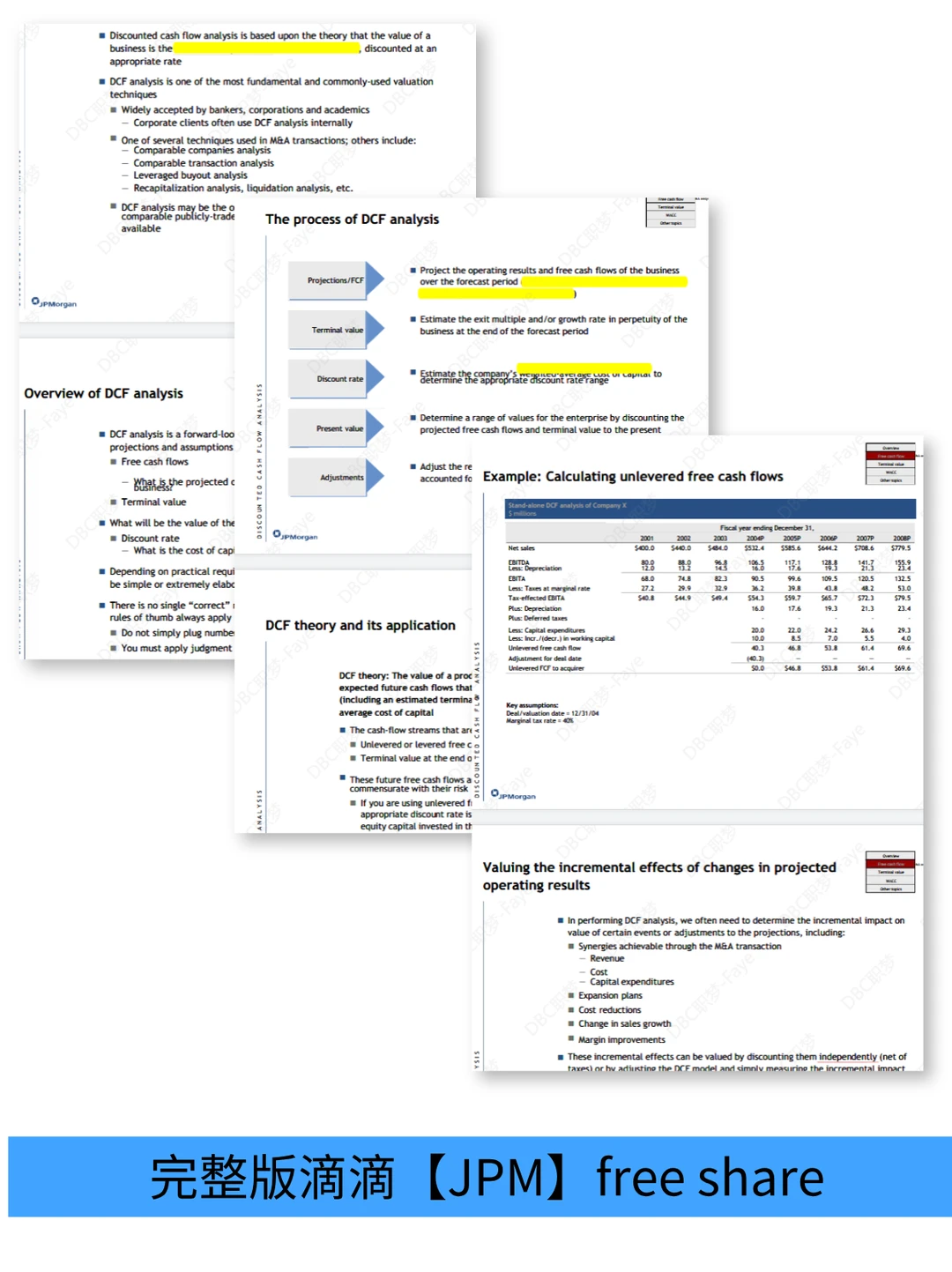 J.P. Morgan不让外传的内部估值建模手册